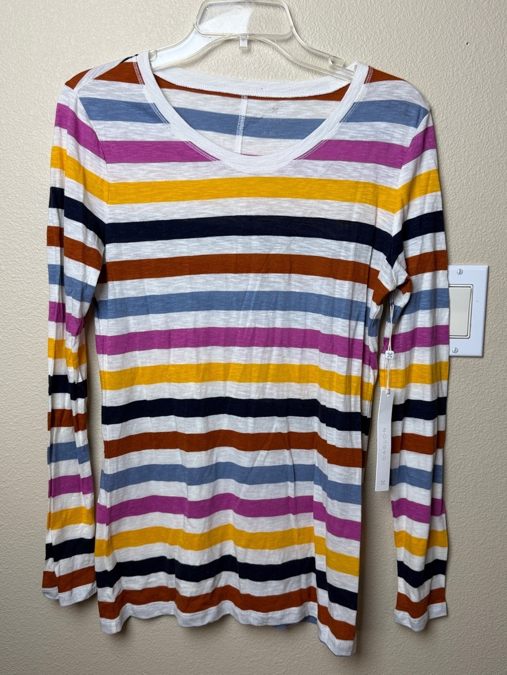 Caslon Lenora Stripe Long Sleeve NWT